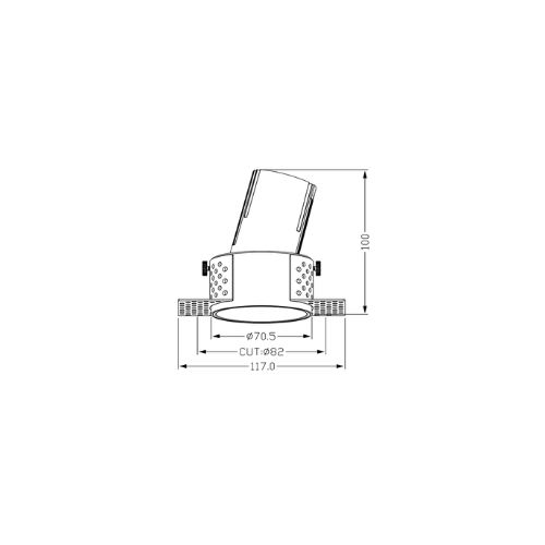 Đèn LED âm trần không viền VL-CL17R-10W