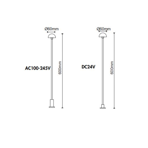 Đèn LED sân vườn lối đi VL-PMAH03-3W
