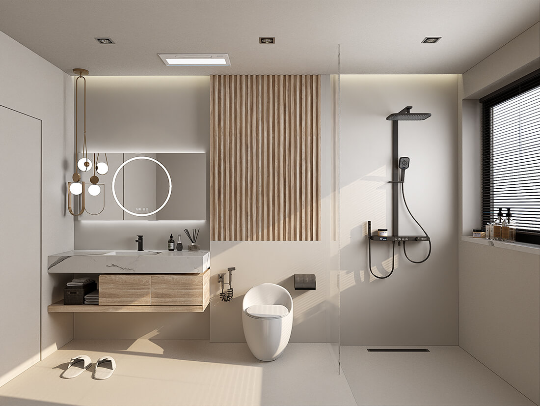 Đèn led ốp trần nhà vệ sinh