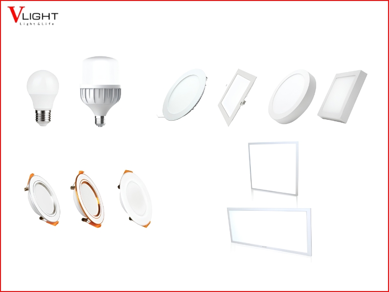 Các loại đèn LED phổ biến cho nhà mới xây