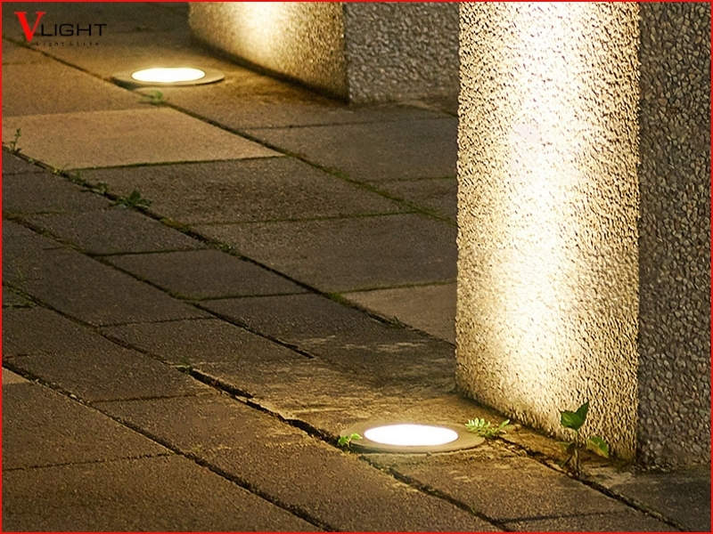 Các vị trí nên lắp đèn LED âm đất