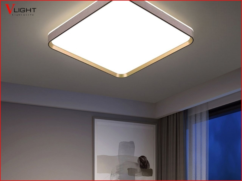 Cách bố trí đèn LED ốp trần cho từng không gian nhà phố