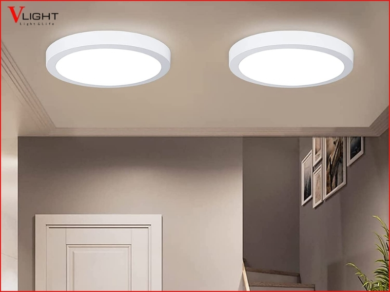 Cách bố trí đèn LED ốp trần để tối ưu không gian