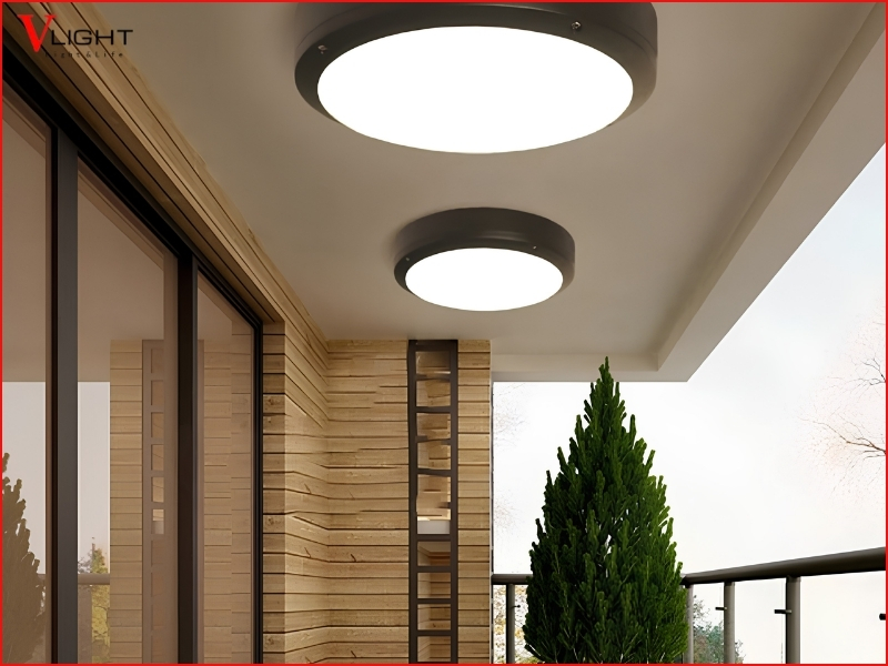 Cách chọn kiểu dáng và kích thước đèn LED ốp trần
