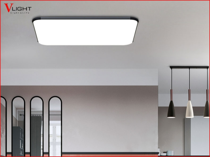 Cách xác định kích thước đèn ốp trần theo diện tích phòng