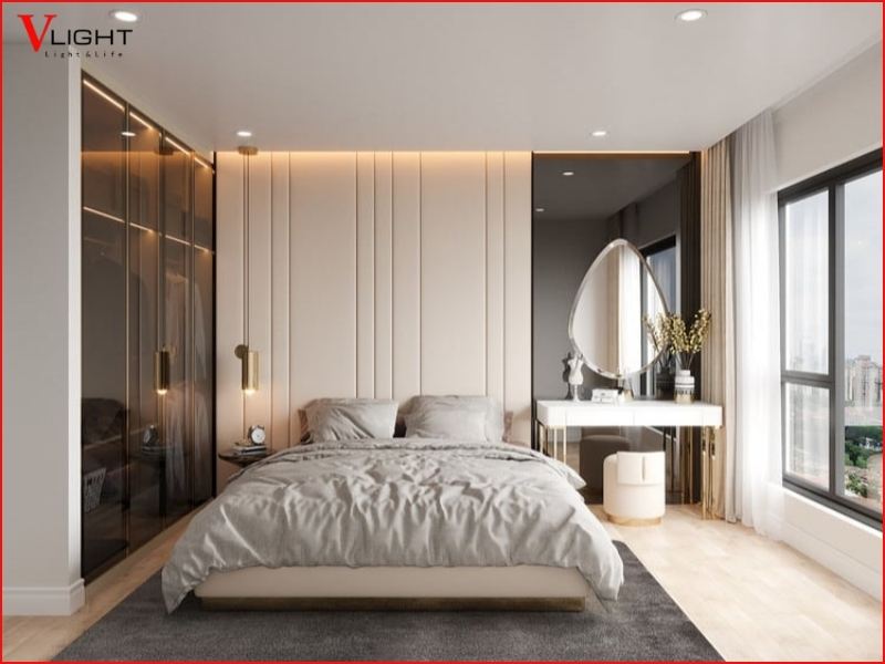 Chọn đèn LED âm trần theo nhu cầu sử dụng phòng ngủ