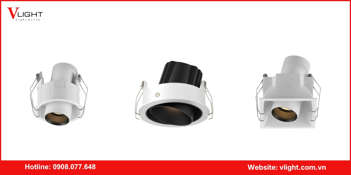 Đèn led âm trần chỉnh hướng là gì ?