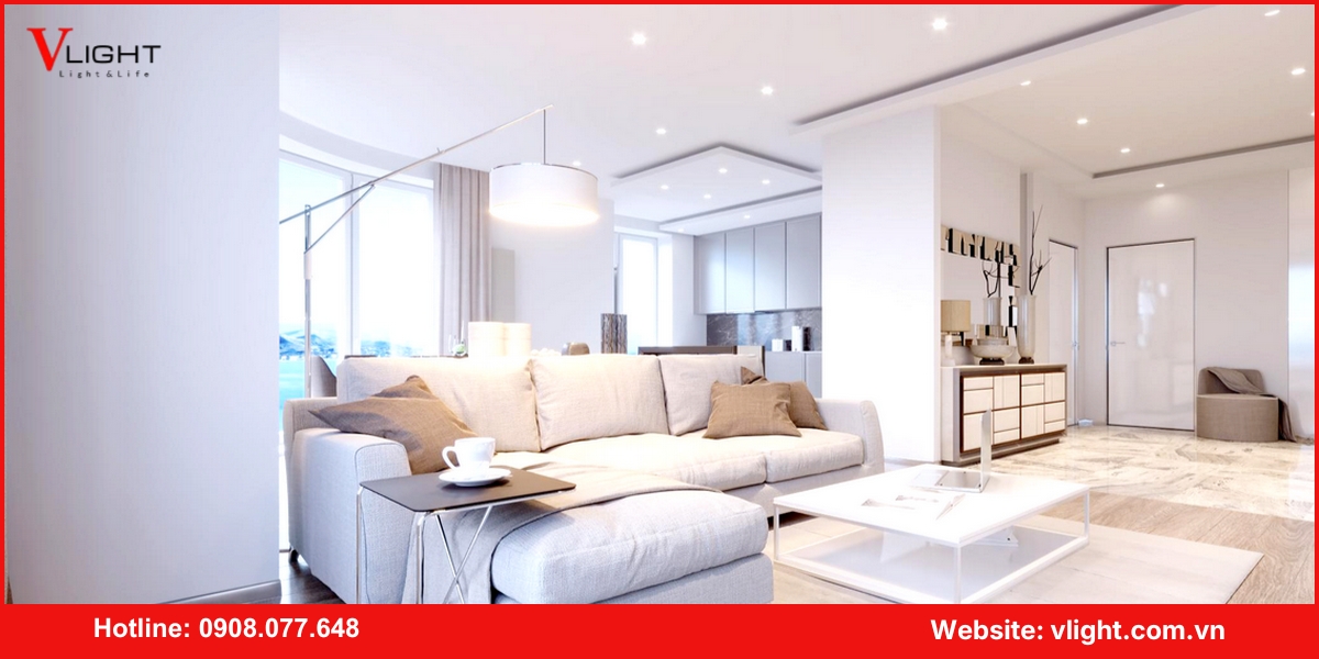 Đèn led âm trần tại VLight