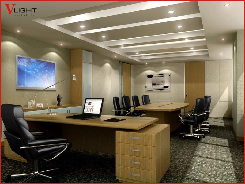 Đèn LED chỉnh hướng trong văn phòng và không gian làm việc