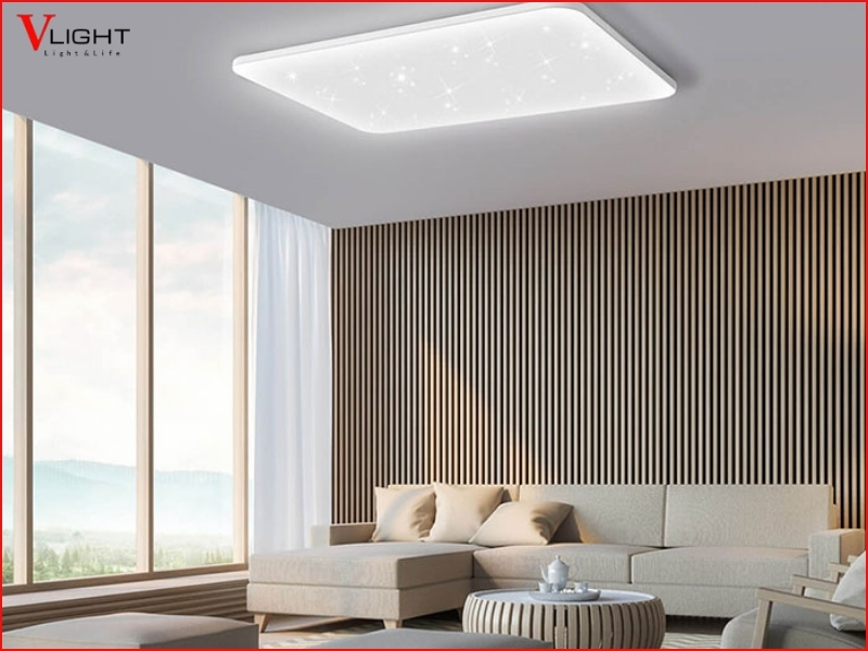 Đèn LED ốp trần có phù hợp với phòng khách không?