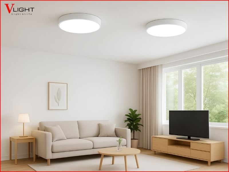 Đèn LED ốp trần có phù hợp với trần thấp?