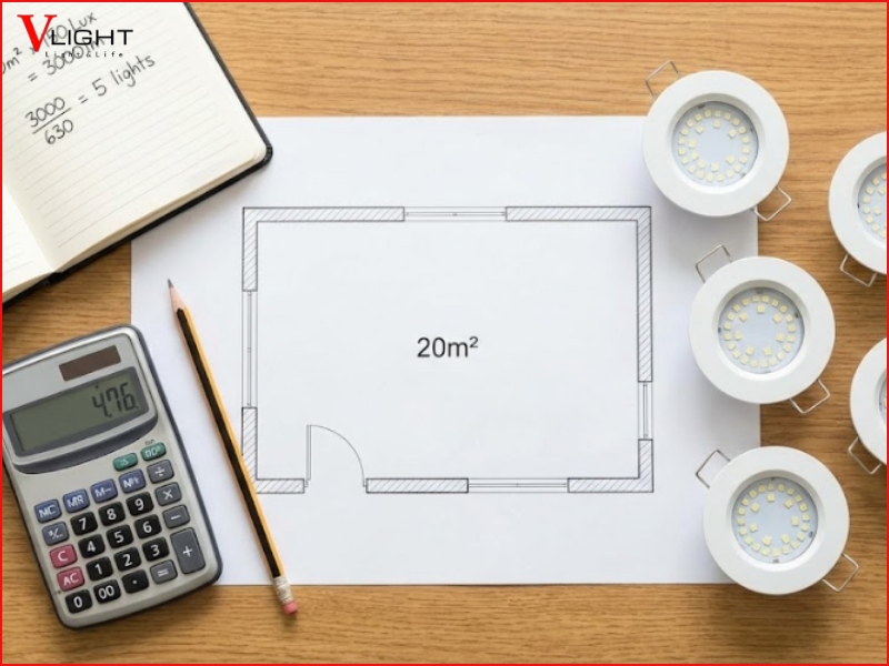 Hiểu đúng về công suất đèn LED âm trần (W) và độ sáng thực tế
