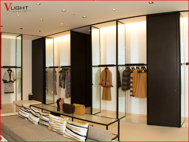 Kinh nghiệm bố trí đèn LED theo từng khu vực trong showroom