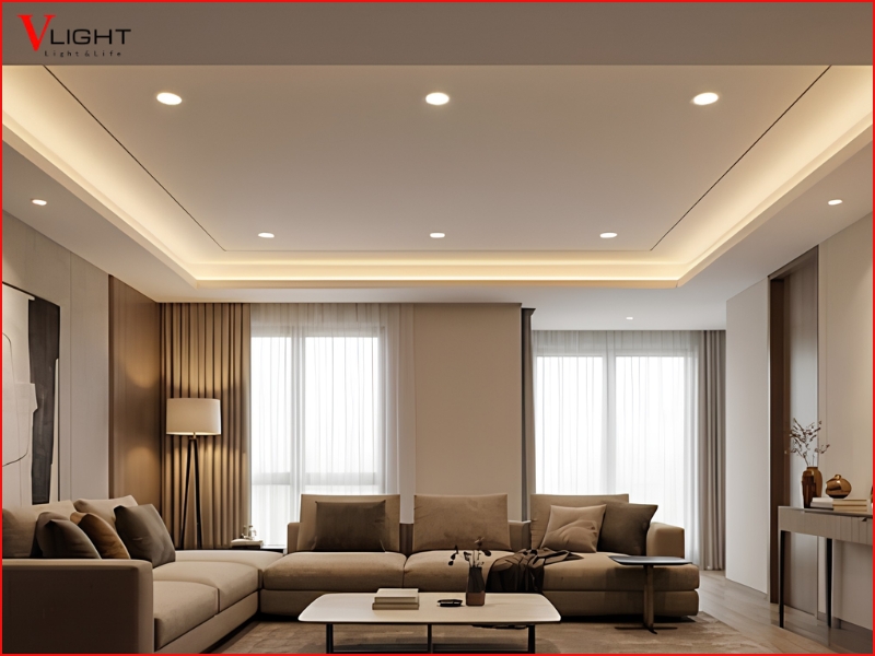 Kinh nghiệm chọn đèn LED âm trần phù hợp từ VLight