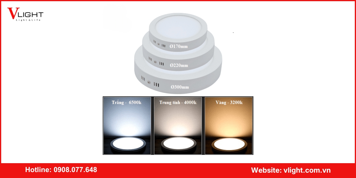 Lưu ý khi chọn đèn led ốp trần phòng ngủ