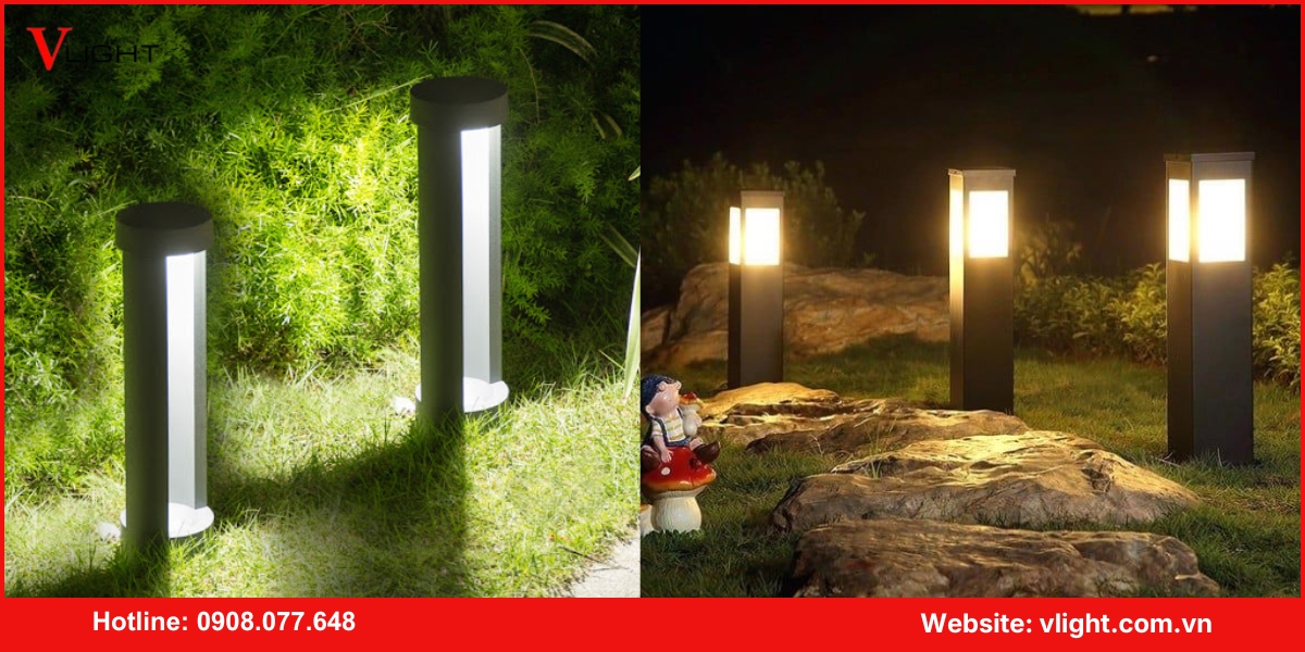 Lưu ý khi chọn đèn led trụ lối đi sân vườn
