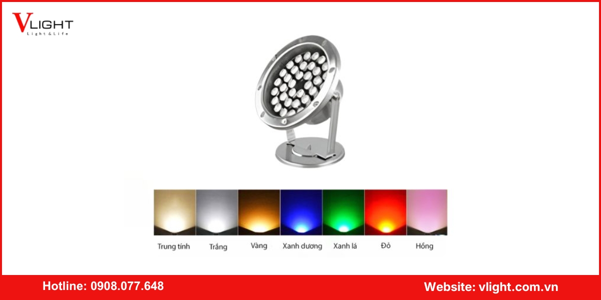 Lưu ý khi chọn và sử dụng đèn led âm nước
