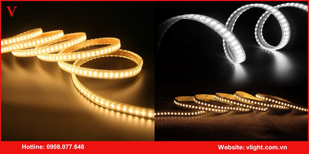 Lưu ý về đèn led dây nội thất