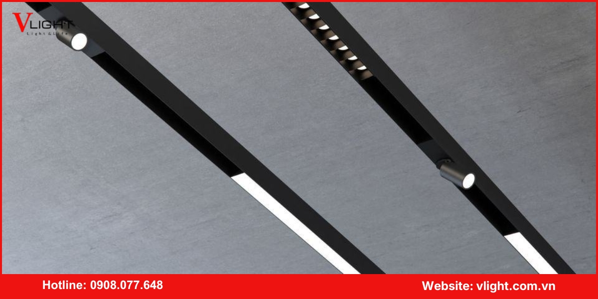 Lưu ý về đèn led ray nam châm