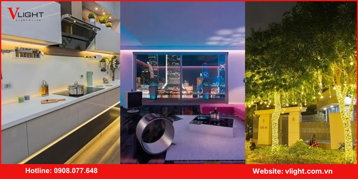 Mua đèn led dây giá tốt tại VLight