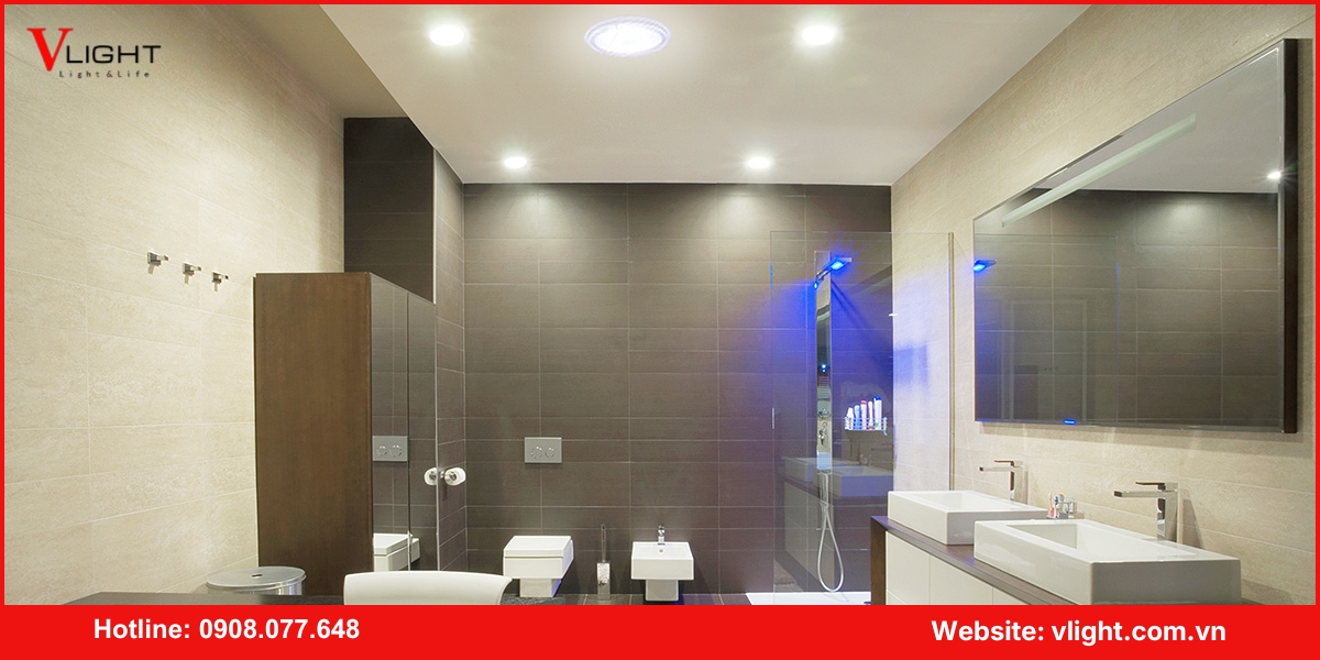 Mua đèn led ốp trần nhà vệ sinh chất lượng tại VLight