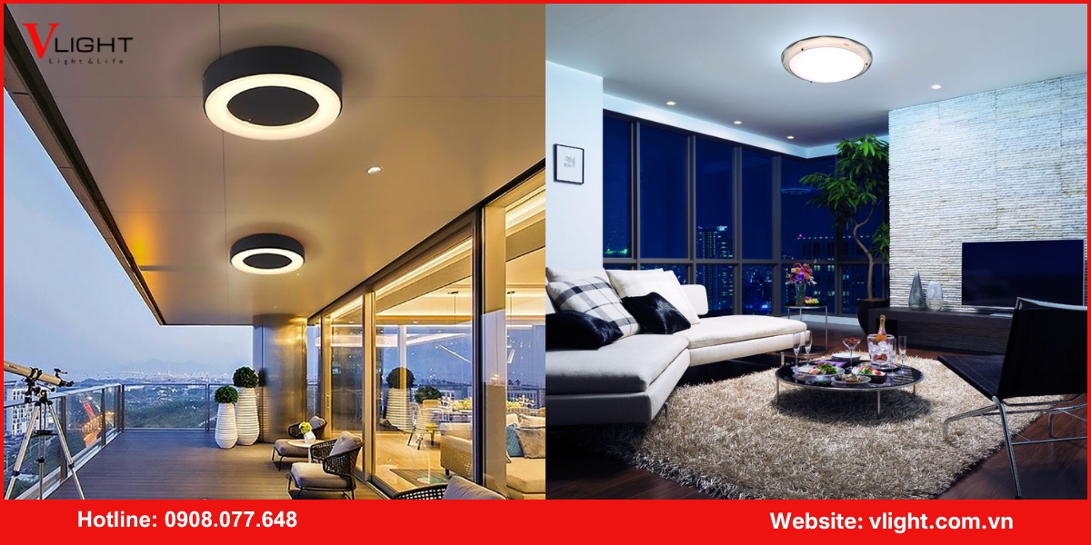 Mua đèn LED ốp trần tại VLight