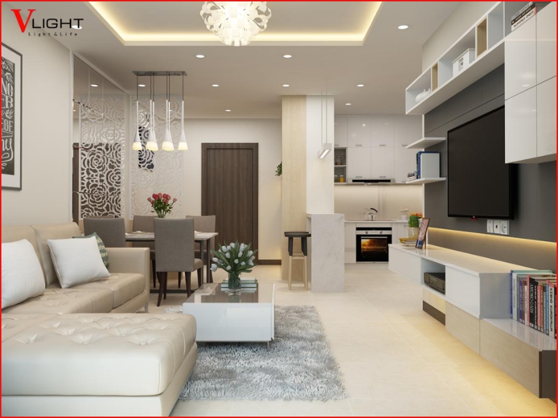 Nguyên tắc bố trí đèn LED âm trần đẹp và hiệu quả