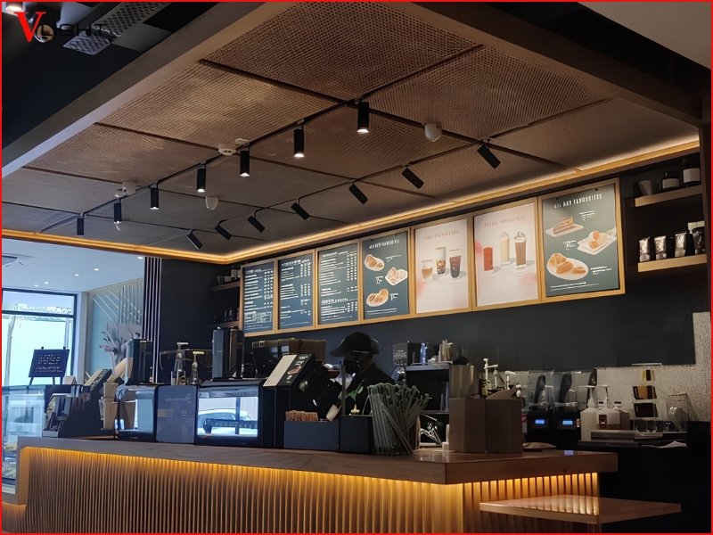 Nguyên tắc bố trí đèn LED cho quán cafe