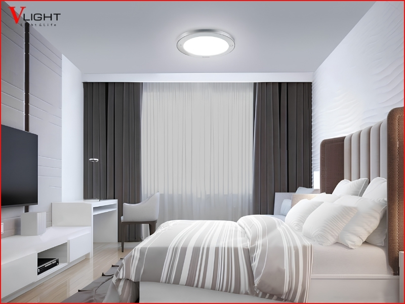 Những lưu ý khi bố trí đèn LED ốp trần cho nhà phố