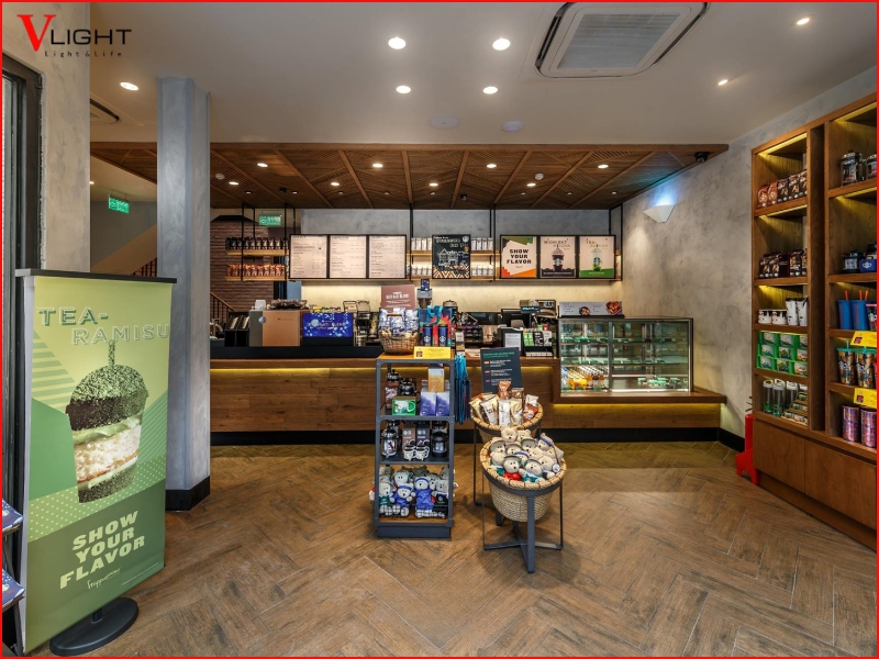 Những lưu ý khi lựa chọn và lắp đặt đèn LED cho quán cafe