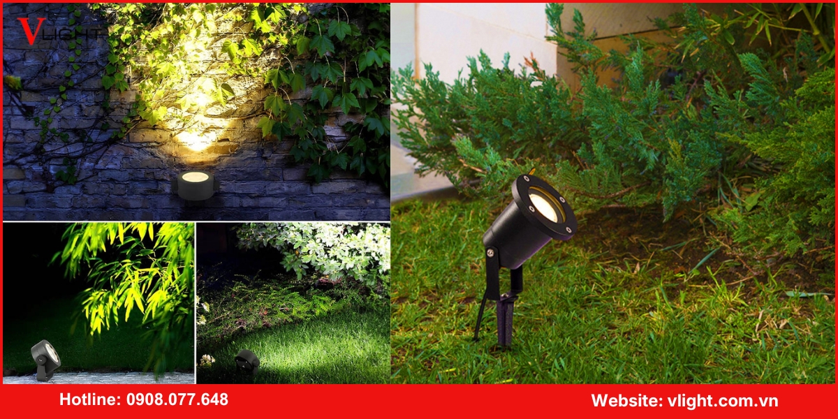 Những lưu ý khi sử dụng đèn led rọi cây