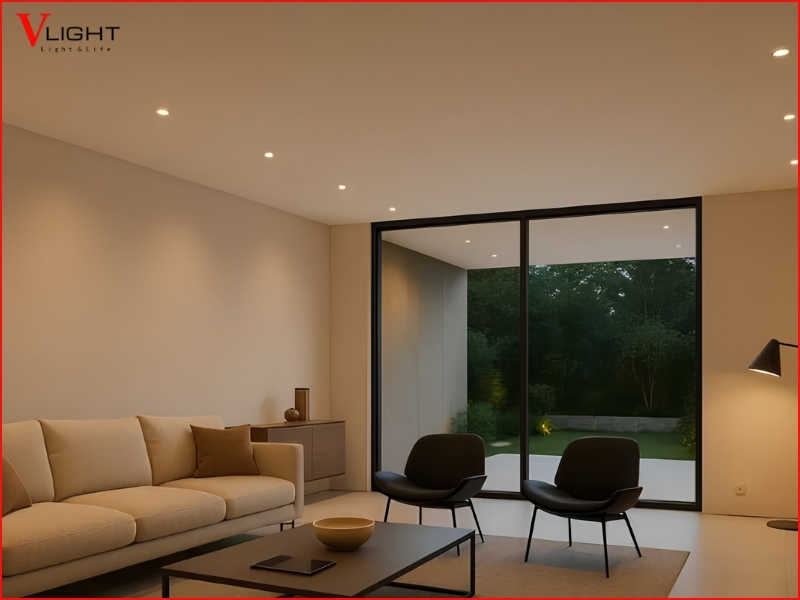 Phong cách nội thất nào phù hợp với đèn LED âm trần không viền ?