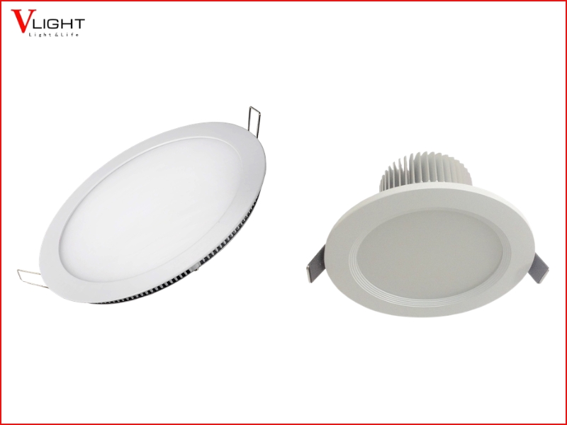 So sánh đèn LED âm trần đế dày và đế mỏng