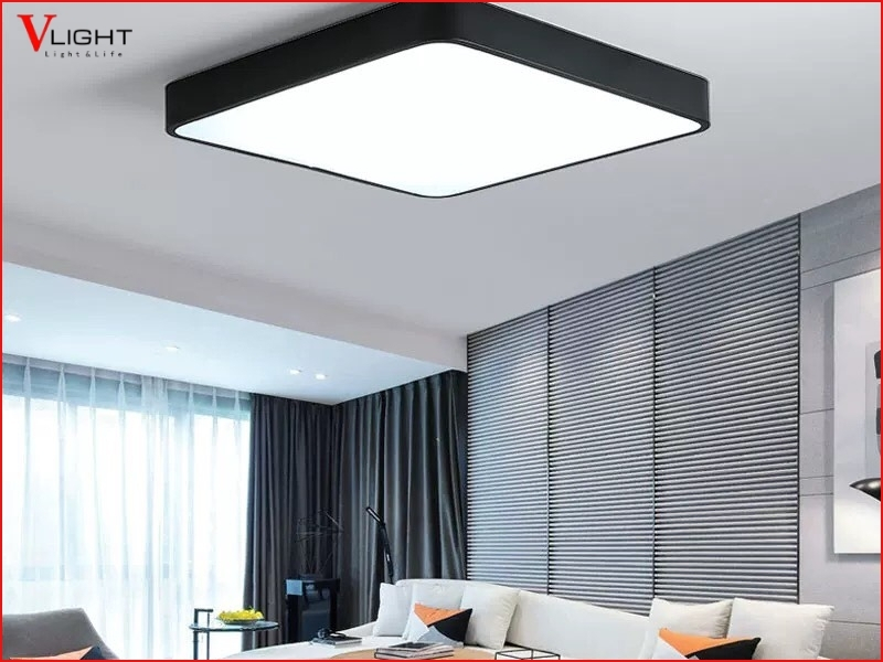 Tiêu chí chọn đèn LED ốp trần cho phòng khách