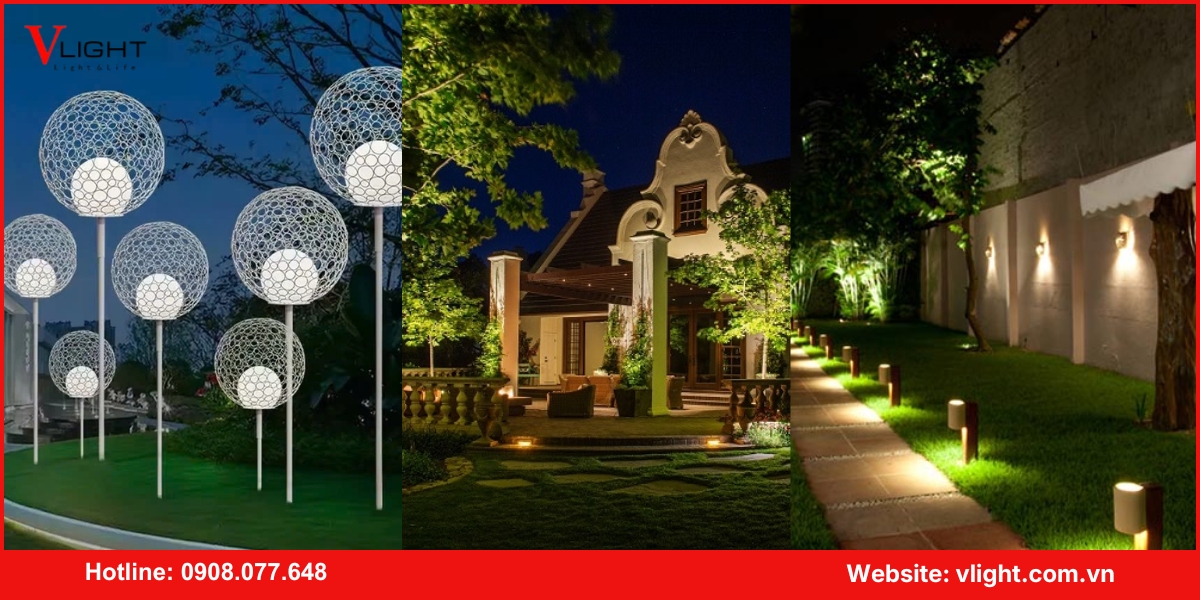 Ứng dụng của đèn led cảnh quan