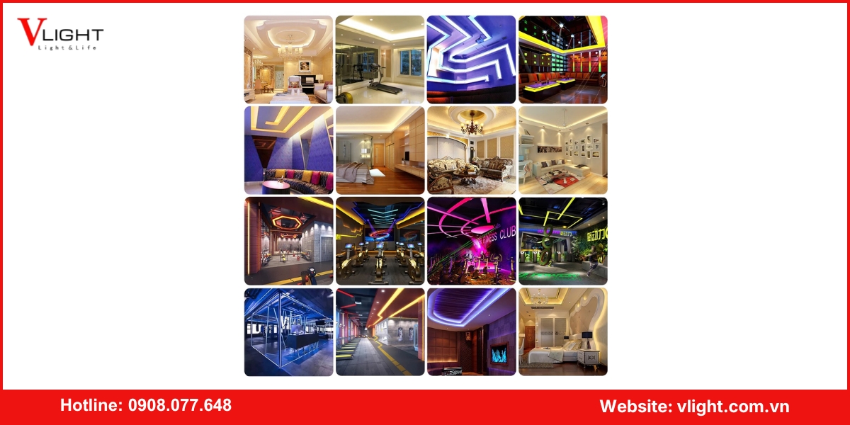 Ứng dụng của đèn led dây