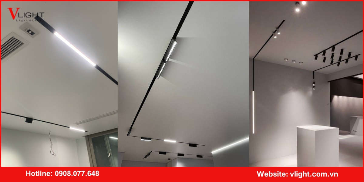 Ứng dụng của đèn led ray nam châm