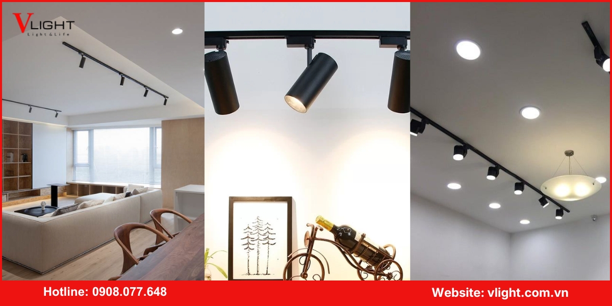 Ứng dụng của đèn led rọi ray