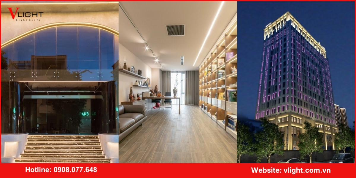 Ứng dụng dịch vụ thiết kế chiếu sáng