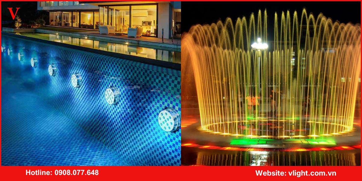 Ưu điểm của đèn led âm nước