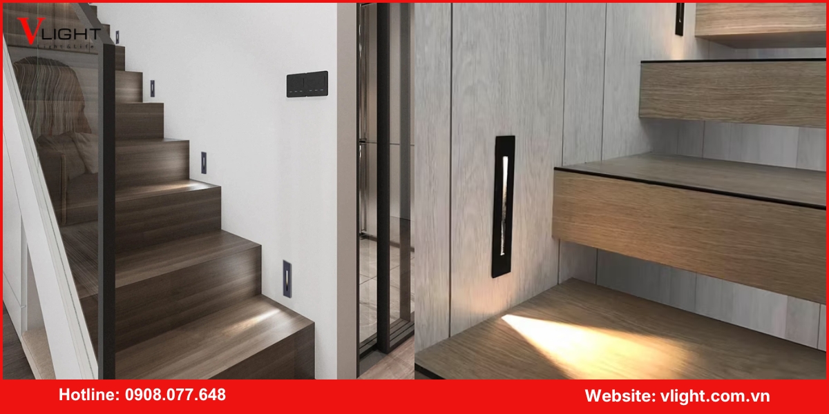 Ưu điểm của đèn led âm tường lối đi
