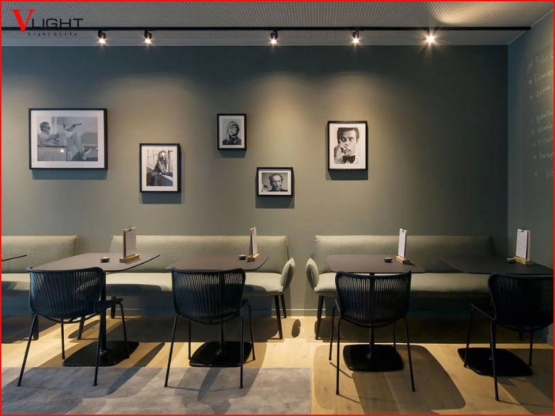 Vai trò của hệ thống đèn LED trong thiết kế quán cafe